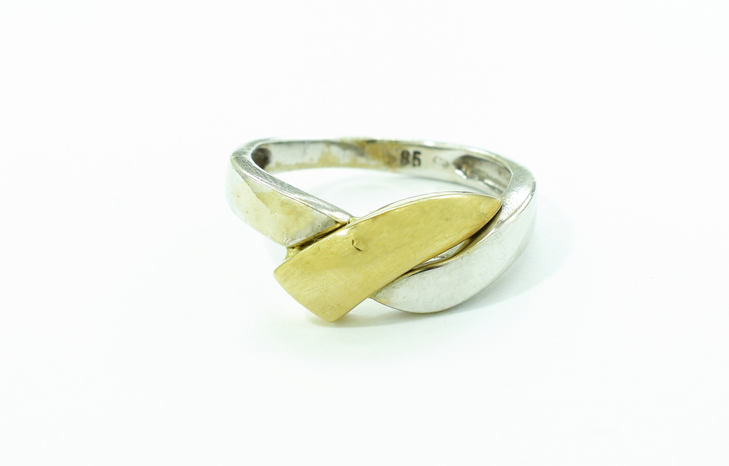 Dámský prsten kombinované zlato