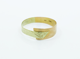 Dámský prsten v kombinaci žlutého a červeného zlata