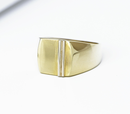 Pánský celozlatý prsten